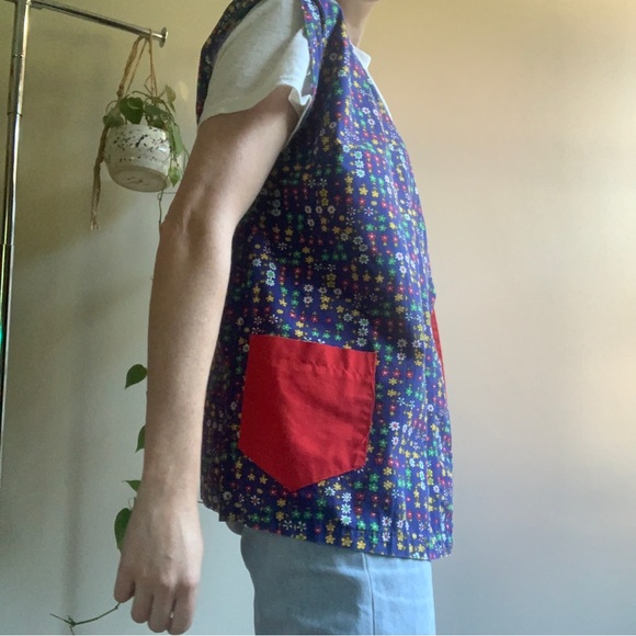 Vintage Floral Apron Top - Picture 7 of 9